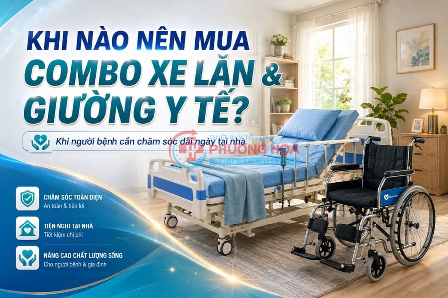 xe lăn và giường y tế